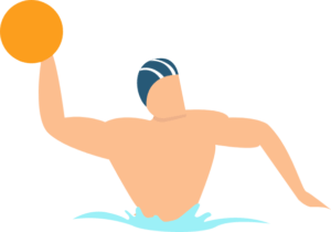 illustration d'un joueur de water-polo